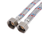 Подводка гибкая AquaKratos, гайка-гайка, 50 см, нерж.сталь, с ключом для монтажа - фото 24472369