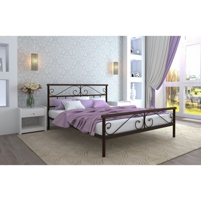 Кровать «Эсмиральда Плюс», 1600×2000 мм, металл, цвет коричневый
