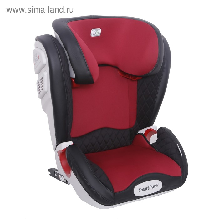 Автокресло детское Smart Travel Expert Fix, крепление Isofix, группа 2/3 (15-36 кг), цвет красный - Фото 1