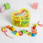 Шнуровка «Учимся считать», 50 элементов, МИКС - Фото 1