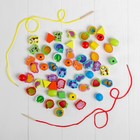 Шнуровка «Учимся считать», 50 элементов, МИКС - Фото 2