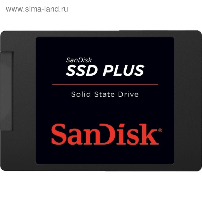 SSD накопитель Sandisk SSD PLUS 480Gb (SDSSDA-480G-G26) SATA-III - Фото 1