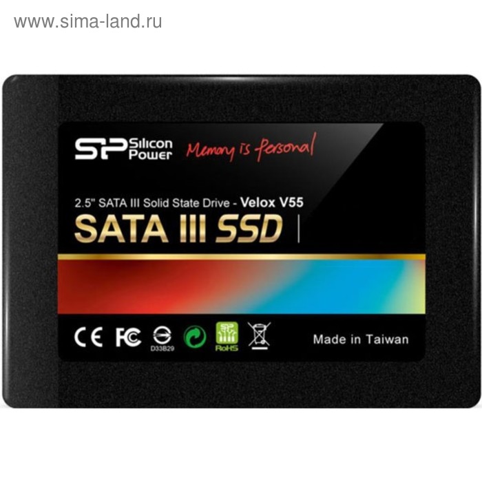 SSD накопитель Silicon Power Velox V55 60Gb (SP060GBSS3V55S25) SATA-III - Фото 1