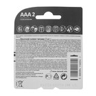 Батарейка алкалиновая Duracell Basic, AAA, LR03-2BL, 1.5В, блистер, 2 шт. - Фото 2