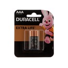 Батарейка алкалиновая Duracell Basic, AAA, LR03-2BL, 1.5В, блистер, 2 шт. - Фото 7