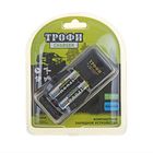 Зарядное устройство "Трофи" TR-920 + 2 аккумулятора AAA 800 мАч, черный - Фото 1