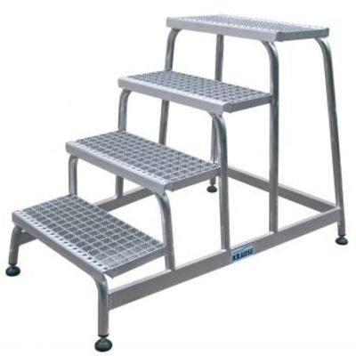 Подставка монтажная KRAUSE STABILO, алюминиевая, противоскользящая, 4 ступени