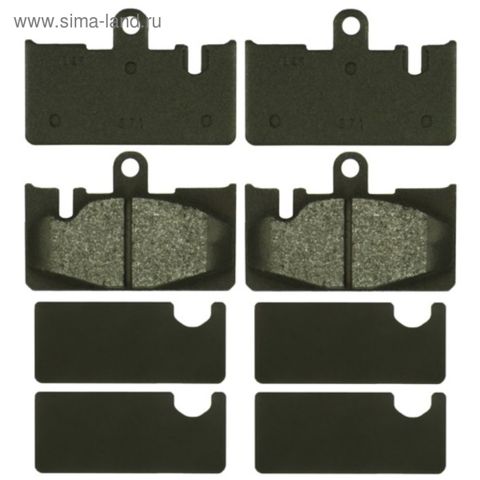 Колодки тормозные Friction Master MX871 - Фото 1