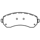 Колодки тормозные Friction Master CMX844 - Фото 1