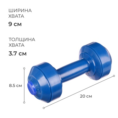 Гантели, 2 шт. по 0.5 кг