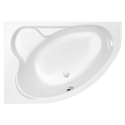 Ванна Cersanit Kaliope, 153×100 см, левая, без ножек, цвет белый