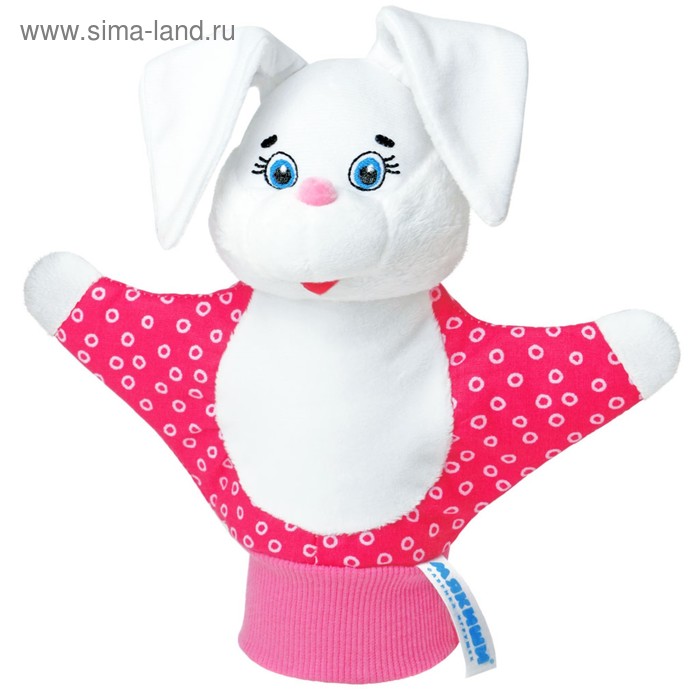 Игрушка-рукавичка "Зайка", цвета МИКС - Фото 1