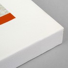 Холст на подрамнике, хлопок 100%, 20×20×3 см, акриловый грунт, среднезернистый, 380 г/м² - Фото 2