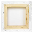 Холст на подрамнике, хлопок 100%, 20×20×3 см, акриловый грунт, среднезернистый, 380 г/м² - Фото 3