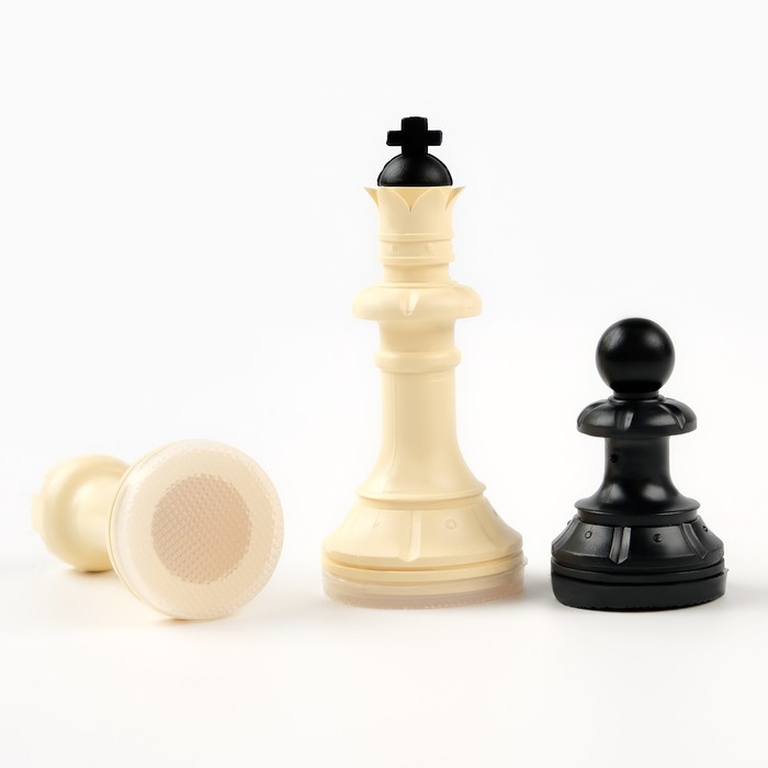 Настольная игра 3 в 1 "Классическая": нарды, шахматы, шашки, доска 40 х 40 см - фото 1886311505