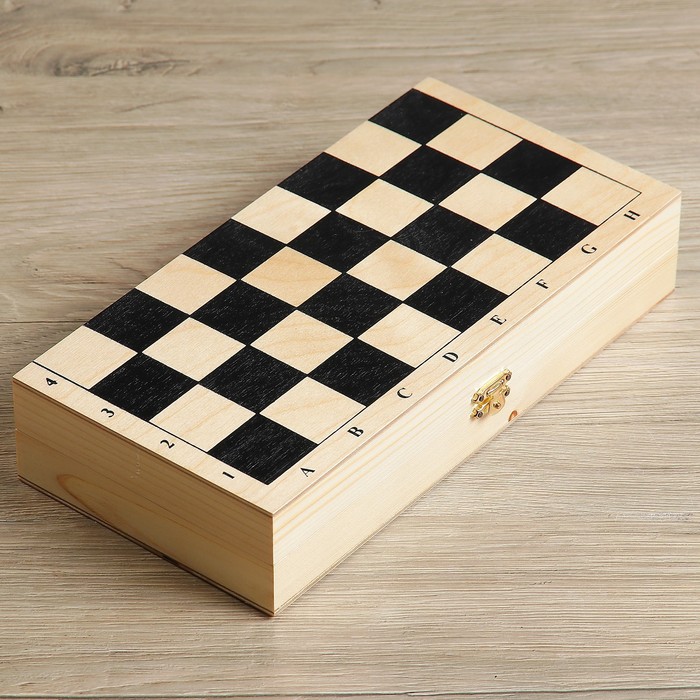 Шахматы, доска 29 х 29 см, (король h=7 см) - фото 1886311516