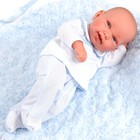 Кукла-младенец «Эдуардо» в голубом, 42 см - Фото 4