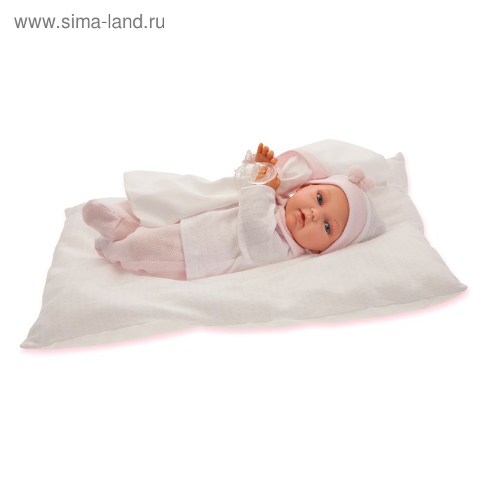 Кукла "Ману" в розовом, озвученная, 29 см - Фото 1