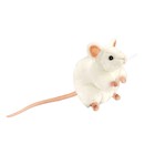 Мягкая игрушка «Белая мышь», 16 см - фото 109829207