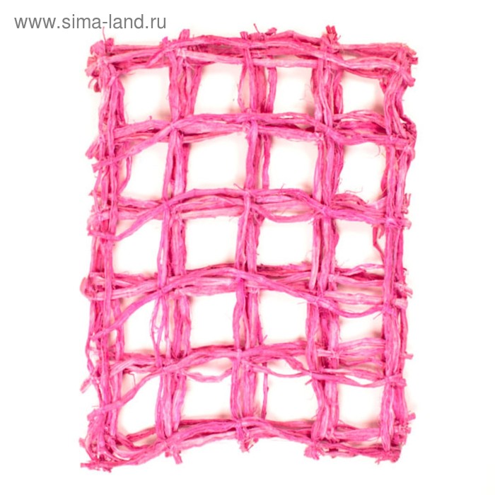 Каркас "Сеть из коры" 40 х 50 см, ярко-розовый - Фото 1