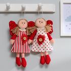 Подвеска «Ангел», кукла, сердце с пуговкой на платье, цвета МИКС - Фото 3