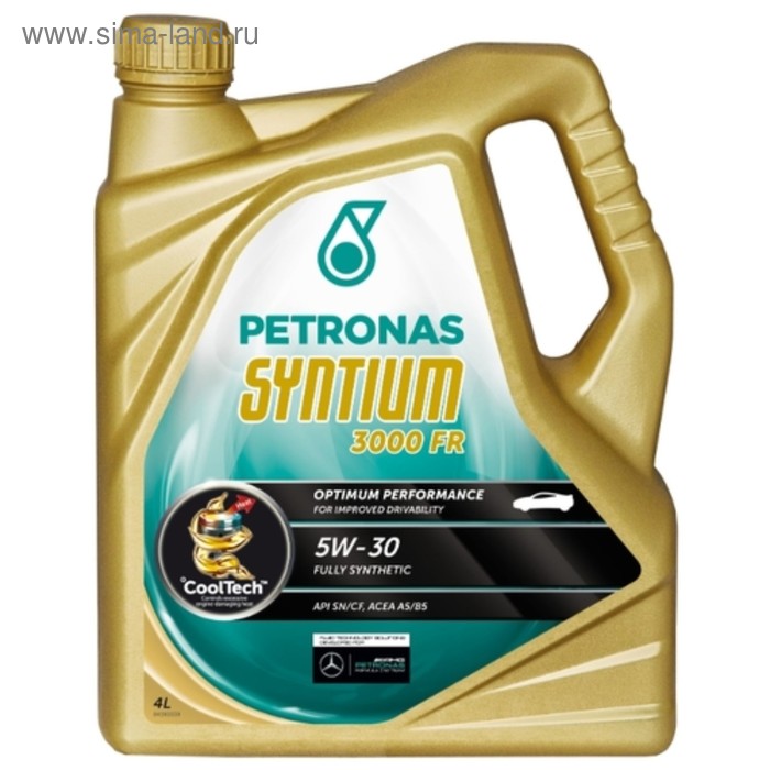 Моторное масло  Petronas SYNTIUM 3000 FR 5W-30, 4 л - Фото 1