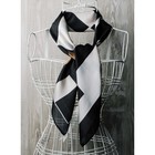 Платок женский, размер  70х70 см, цвет чёрный  K0570PL123 - Фото 1