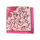 Платок женский, размер  70х70 см, цвет розовый  K0570PL126 - Фото 2