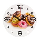 Часы настенные кухонные "Пончики", 24 см - Фото 2