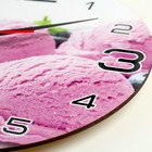 Часы настенные, серия: Кухня, "Черничное мороженое", 24  см, микс - Фото 3