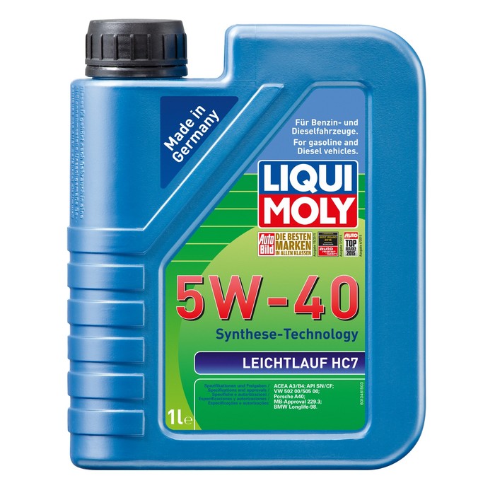 Масло моторное  LiquiMoly Leichtlauf HC 7 5W-40, 1 л