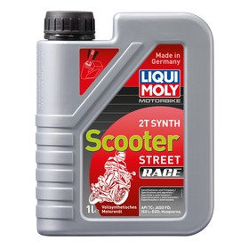 Моторное масло LiquiMoly Motorbike 2T Synth Scooter Street Race TC FD синтетическое, 1 л (1053) 2840859