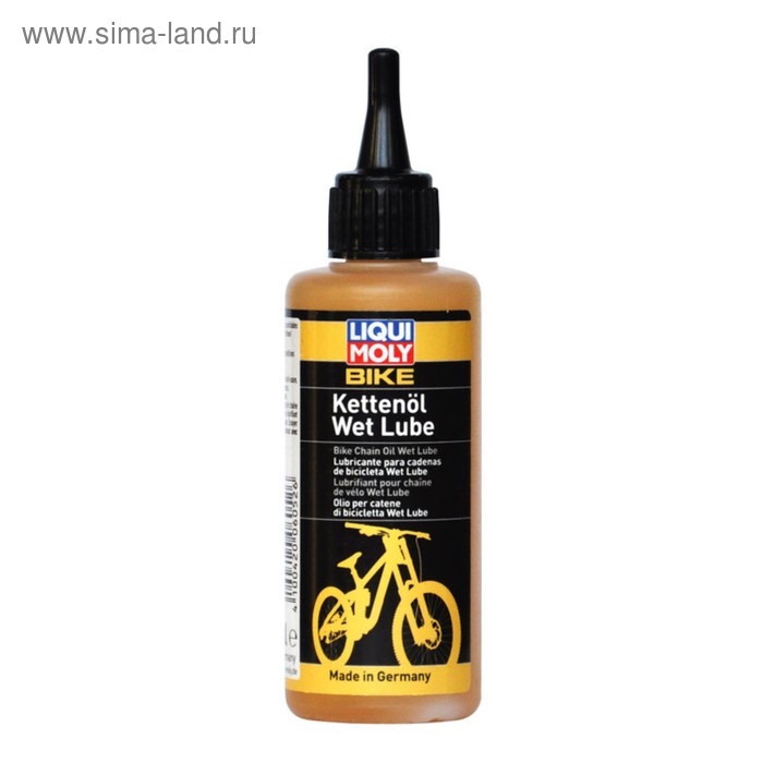 Смазка для цепи велосипедов LiquiMoly Bike Kettenöl Wet Lube (дождь/снег), 0,1 л (6052)