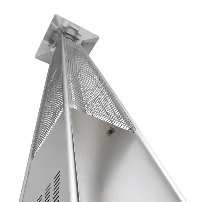 Обогреватель газовый, уличный, 75 × 18 × 138 см, серый, Aesto A-05 - фото 1884853726