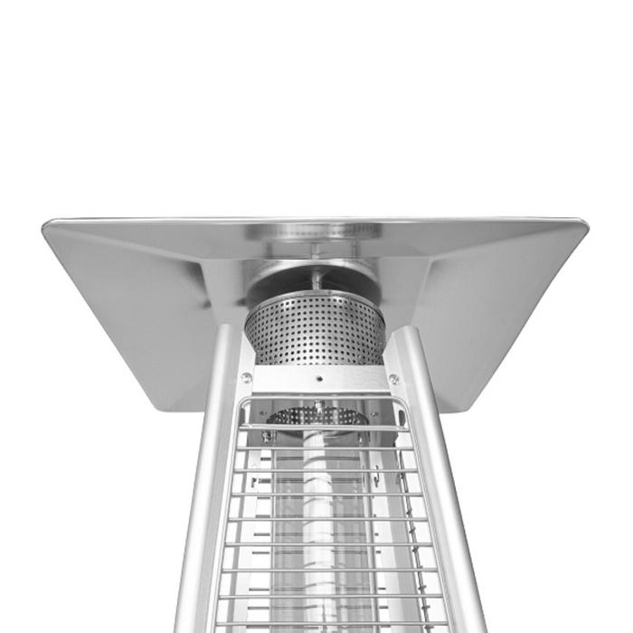 Обогреватель газовый, уличный, 75 × 18 × 138 см, серый, Aesto A-05 - фото 1884853727