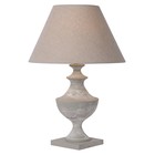 Настольная лампа ROBIN 1x60Вт E27 серый 40x40x60см - Фото 1