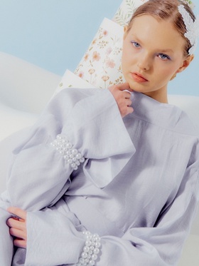 Браслеты жемчуг «Трио», d=7 см, шар № 4.6.8, набор 3 шт. белый  (артикул 125195)  большой выбор товаров оптом и в розницу по низким ценам с доставкой