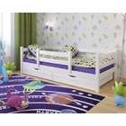 Детская кровать Сонечка с ящиками, с защитой Белый 800х1900 Без текстиля - Фото 2