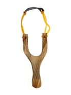 Рогатка деревянная с двойным жгутом - Фото 3