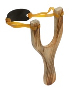 Рогатка деревянная с двойным жгутом - Фото 5