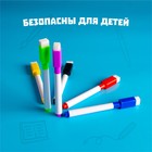 Маркер цветной на водной основе, набор 6 шт., без магнита - Фото 3
