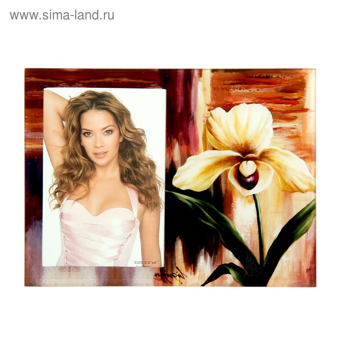 Фоторамка стекло "Ирис" 9х13 см - Фото 1