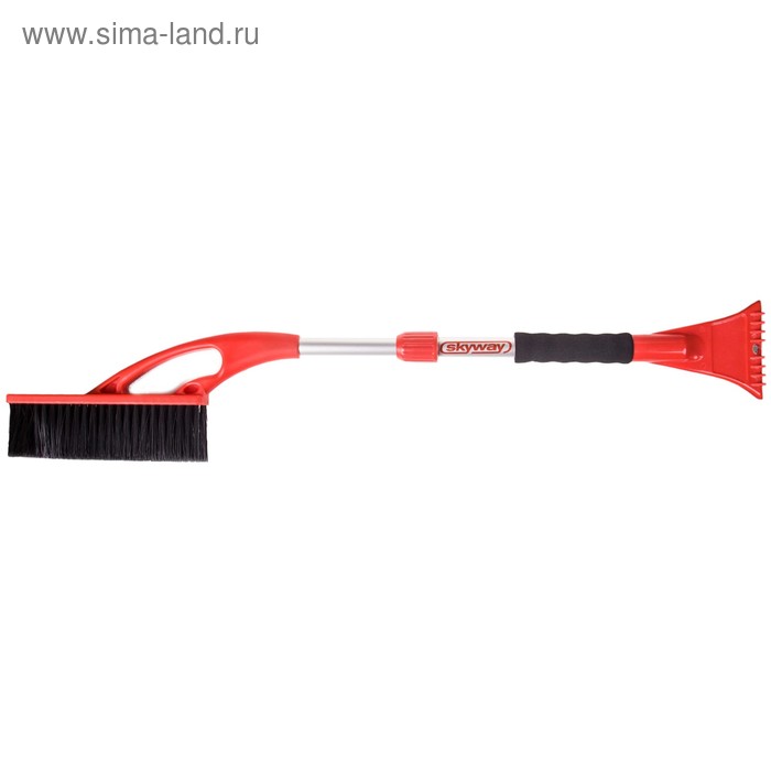 Щётка со скребком SKYWAY, 80-100 см, с телескопической ручкой S07801005 - Фото 1
