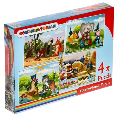 Пазлы «Союзмультфильм», 8, 12, 15, 20 элементов