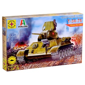 Сборная модель «Советский танк Т-34-76» (1:72)
