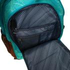 Рюкзак молодежный, c эргономичной спинкой, HEAD, 46 х 32 х 12 см, бирюзовый - Фото 3