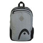 Рюкзак молодежный c эргономичной спинкой HEAD 46 х 31,5 х 16 см, серый/чёрный - Фото 1