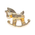 Брошь детская "Лошадка", цвета МИКС - Фото 2