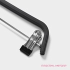 Плечики - вешалка с зажимами для юбок и брюк, размер 40-44, цвет чёрный - Фото 2