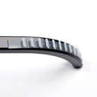 Плечики для одежды, антискользящие плечи, 42×1×20 см, цвет чёрный - Фото 3